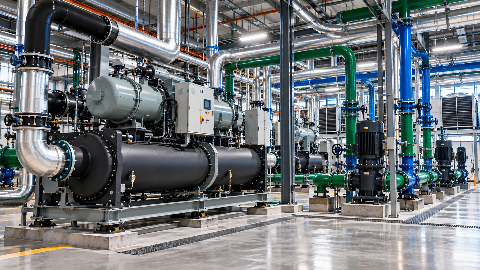 Industrial Chiller Plant Infrastructure